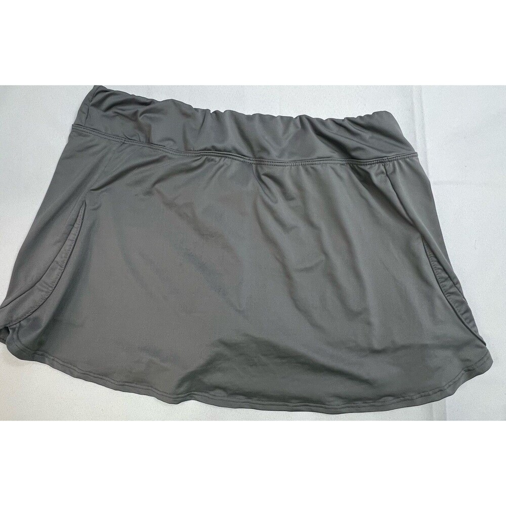 Augusta Moisture Management Womens Skorts Gray Pull On Size M